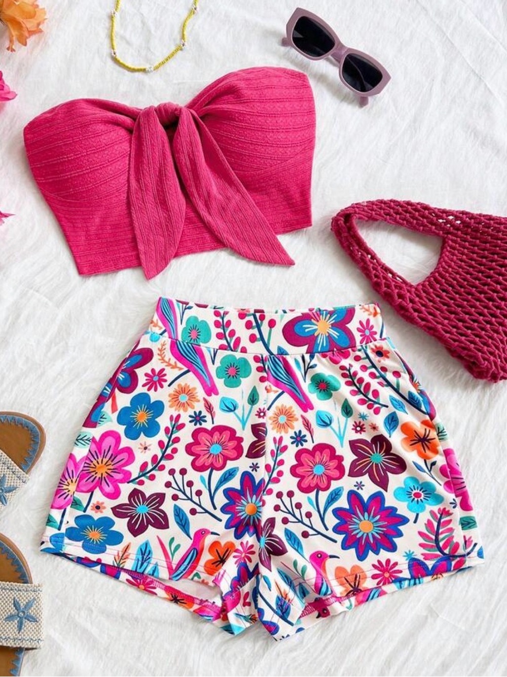 Floral High-Waist Women’s Set